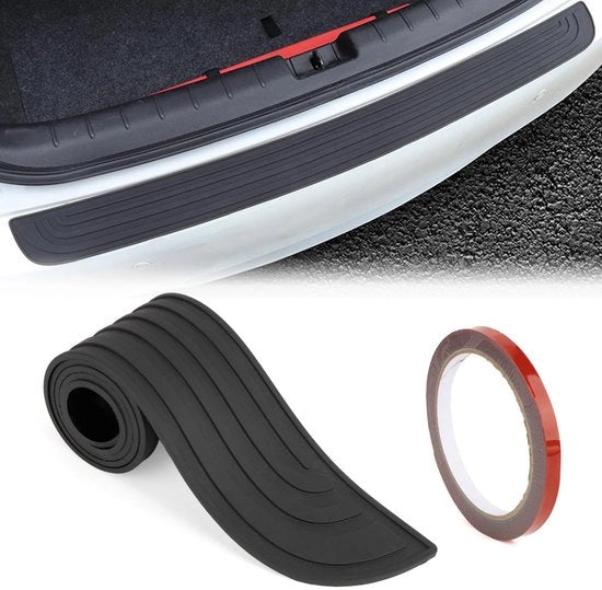 Protezione posteriore universale per auto - 41" x 3,55" - Protezione anti-scheg per bagagliaio - Materiale elastico e resistente - Temperatura e condizioni climatiche resistenti - Protezione per bumper auto