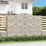 Cesti Gabbioni ad Arco 3 pz 300x50x200/220 cm Ferro Zincato 3146792