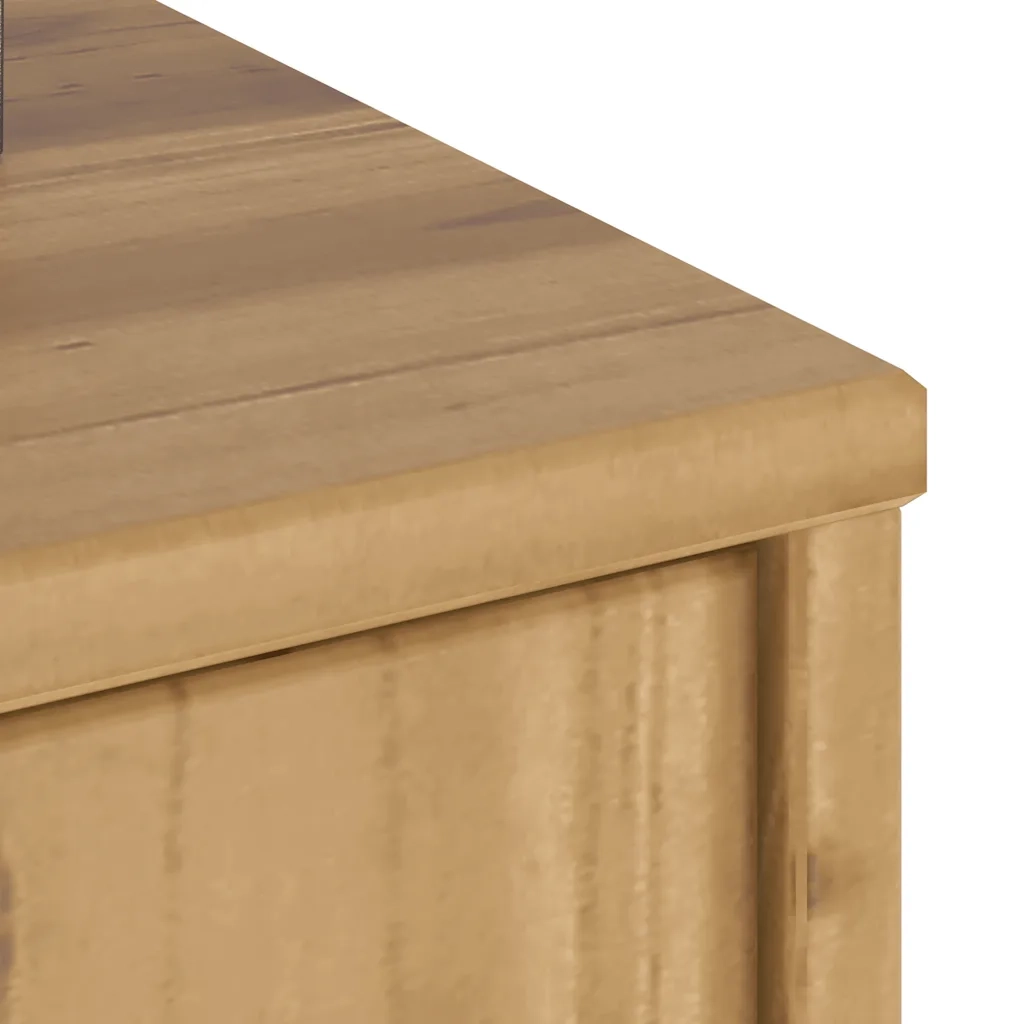 Armadietto Laterale ODDA 40x24x79 cm in Legno Massello di Pino 4103591