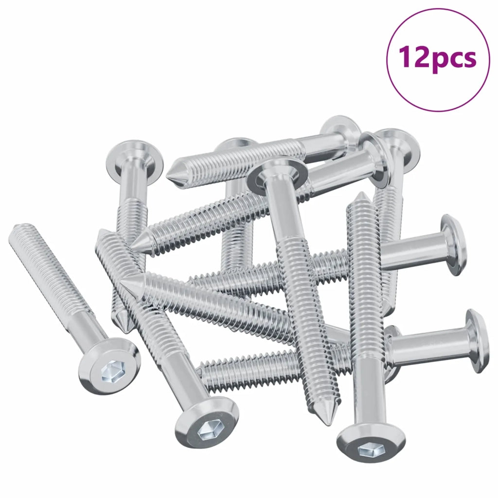 Vite 12 pz Argento M6 x 50 mm Acciaio CFW8398209