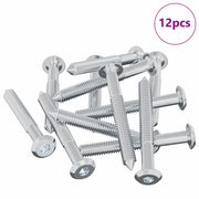 Vite 12 pz Argento M6 x 50 mm Acciaio CFW8398209