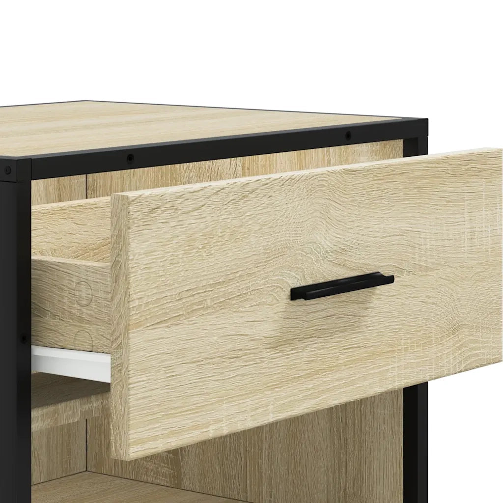 Scarpiera-Scaffale per scarpe Rovere Sonoma 48x38x97,5 cm in Legno Multistrato 584065