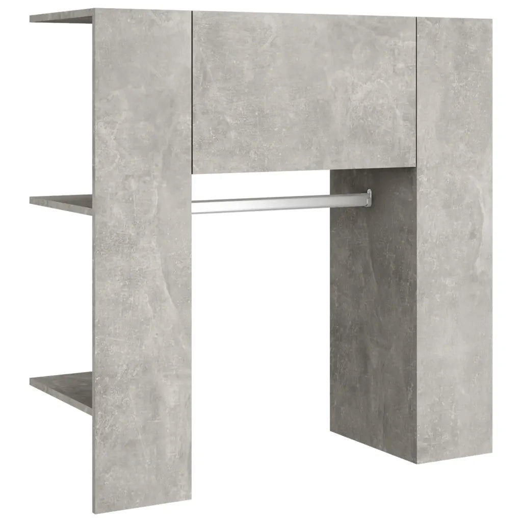 Mobili da Corridoio 2 pz Grigio Cemento in Legno Multistrato 3082039