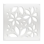 VENUS - Pannello in PVC traforato - Parasole Colore: bianco, Misura: 48x48 cm