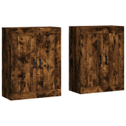 Armadietti a Parete 2 pz Rovere Fumo in Legno Multistrato CFW8481335