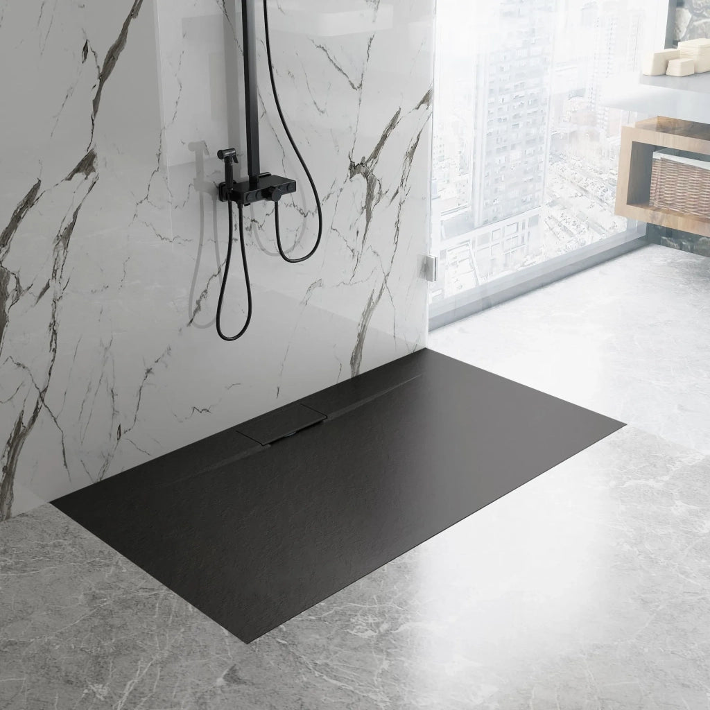 Piatto Doccia Bazalt Long Black 90x120