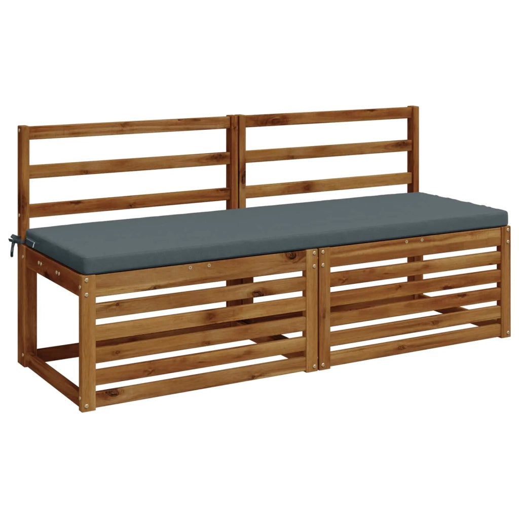 Cuscini per Panchina a 2 Pezzi SOEST 2 pz 100% Poliestere Blu 949439