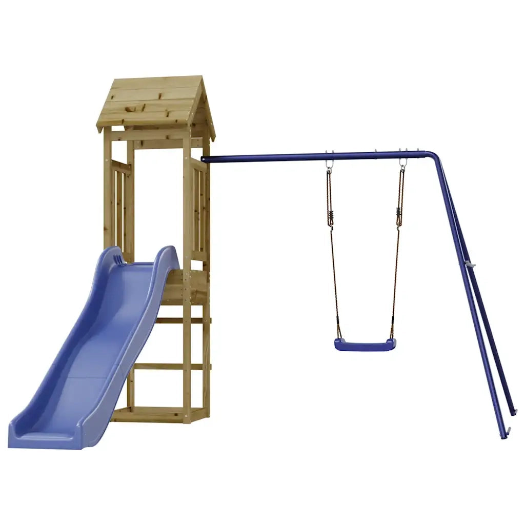 Set da Gioco da Esterno in Legno di Pino Impregnato CFW6282526