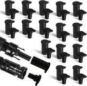 Accessori di connessione per pannelli solari - 16 paia di coperture in materiale per stekker PV resistente alla polvere e al tempo
