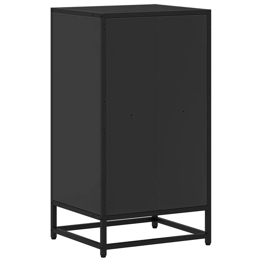vidaXL Libreria Nera 40x35x76 cm in Legno Multistrato