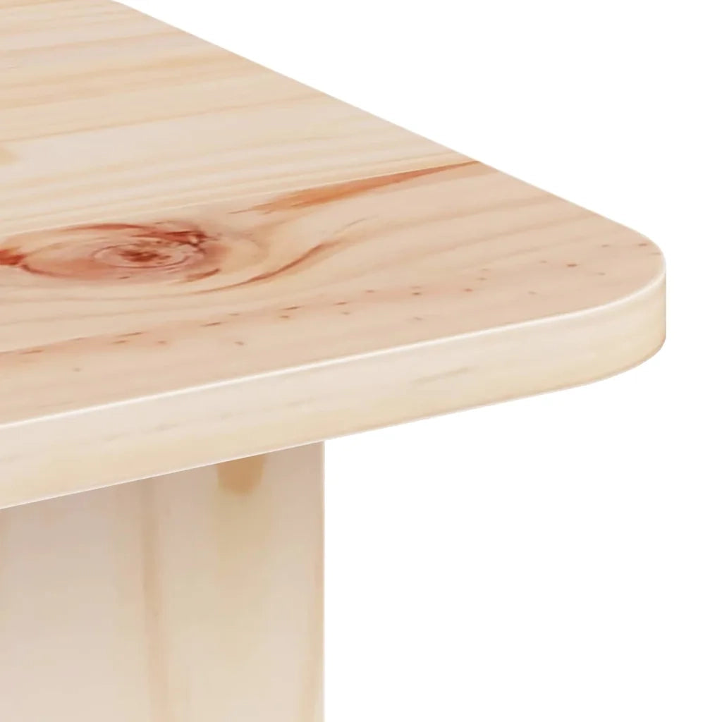 vidaXL Tavolino da salotto Naturale 80 x 39.5 x 33.5 cm