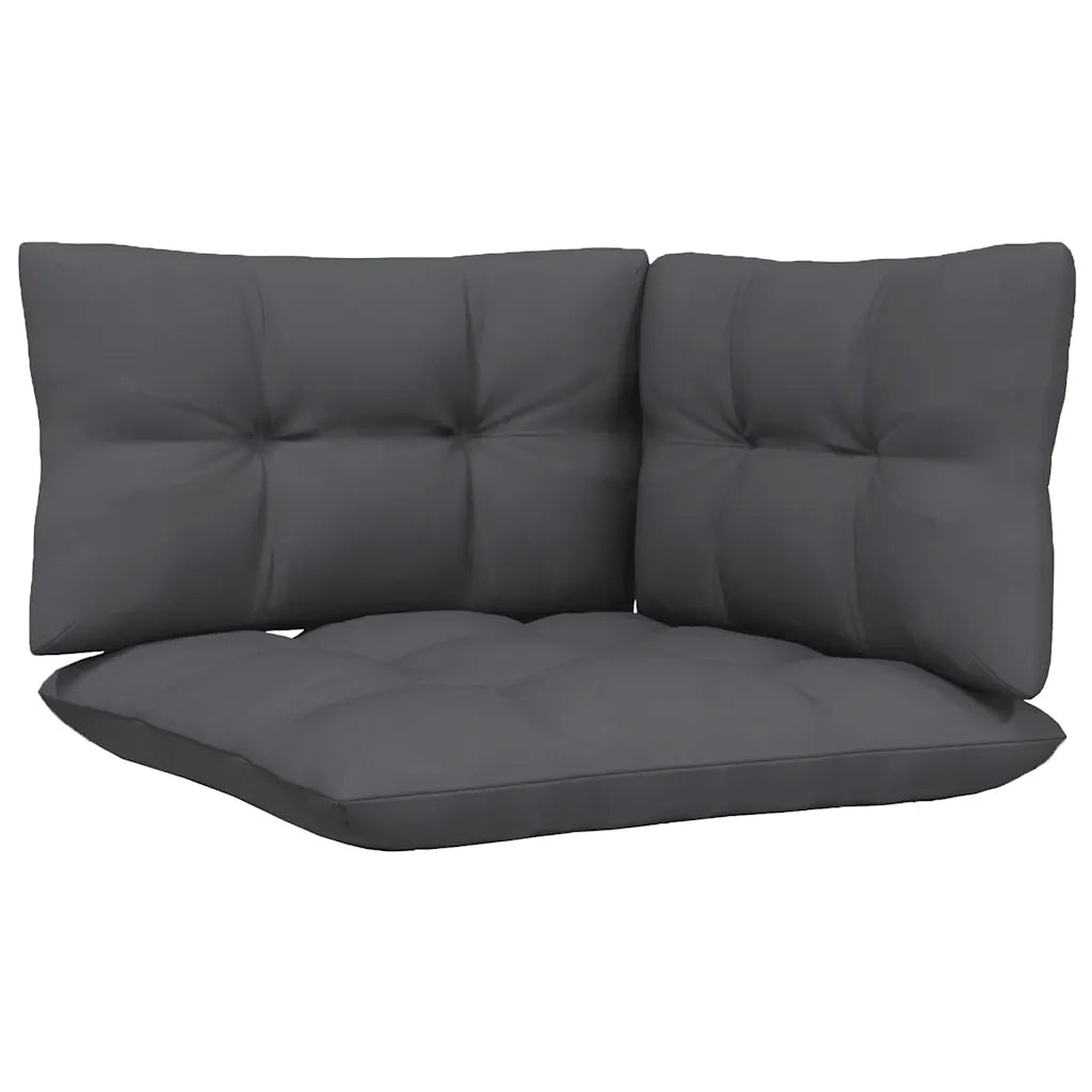 Divano da Giardino a 2 Posti con Cuscini-Sofa da Giardino-Divano da esterno Bianco Legno di Pino 924187