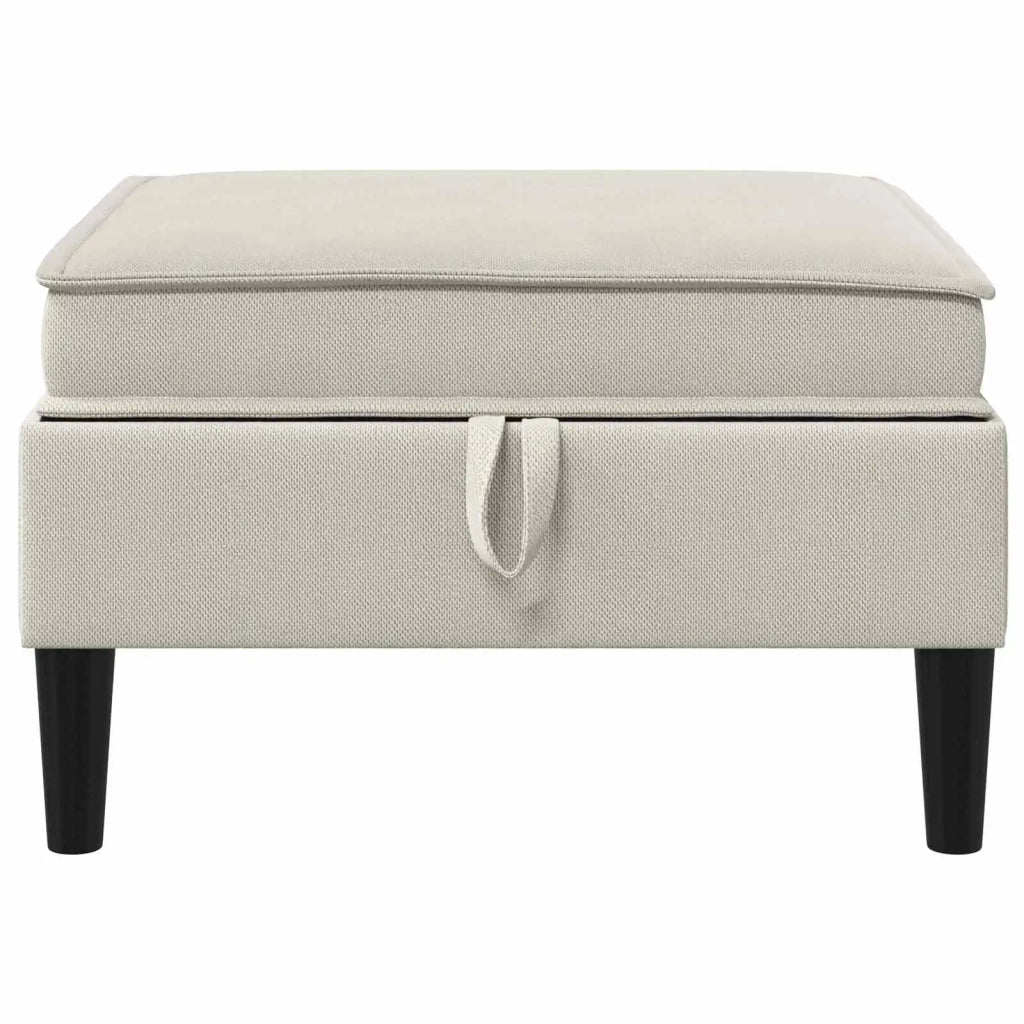 Pouf con Storage Avena Velluto 42027144