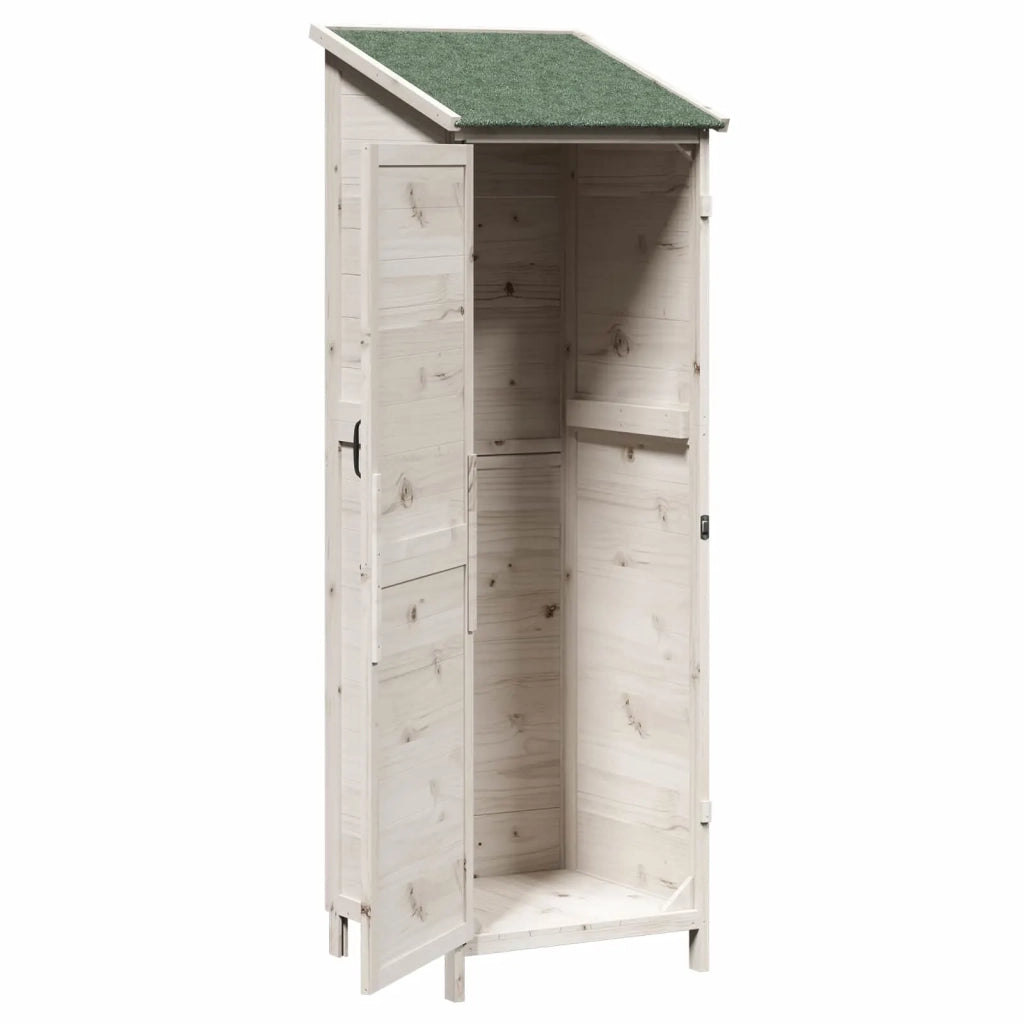 Capanno da Giardino Bianco 59,5 x 56 x 176,5 cm