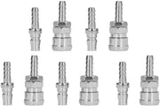 5 Set di Connettori di Connessione Rapida in Acciaio Inox con Lunga Coda (SH+PH-20)
