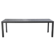 Tavolo Naxos 160/240X90 Antracite - Gambe Scorrevoli Moia
