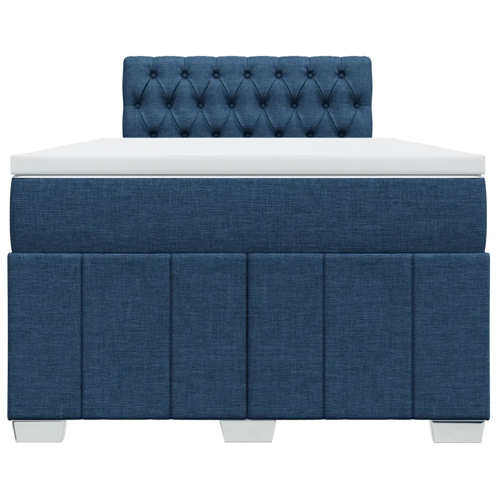 Giroletto a Molle con Materasso Blu 120x190 cm in Tessuto 3287020