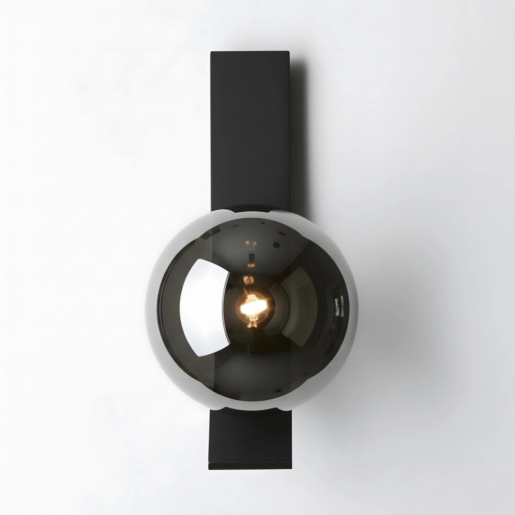 Applique Da Parete APP1757-1W Cromo Nero