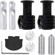 Set di fissaggio WC per toilette ad incasso: set di viti di fissaggio WC per installazione a parete - accessori per la riparazione di toilette con 75 caratteri.