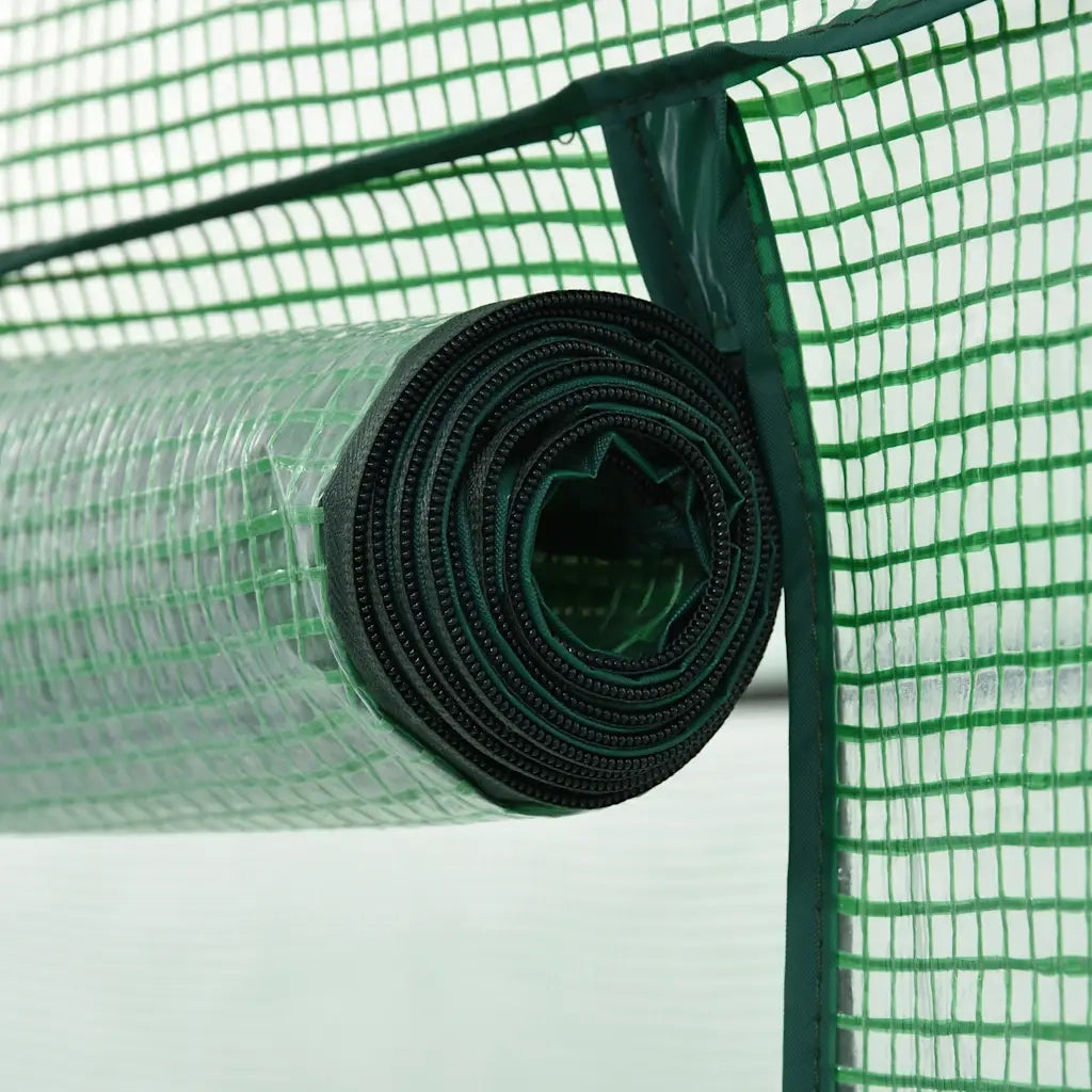 Serra passante con porta a cerniera e finestra ventilata 200 x 80 x 173 cm acciaio verde 02_0045931