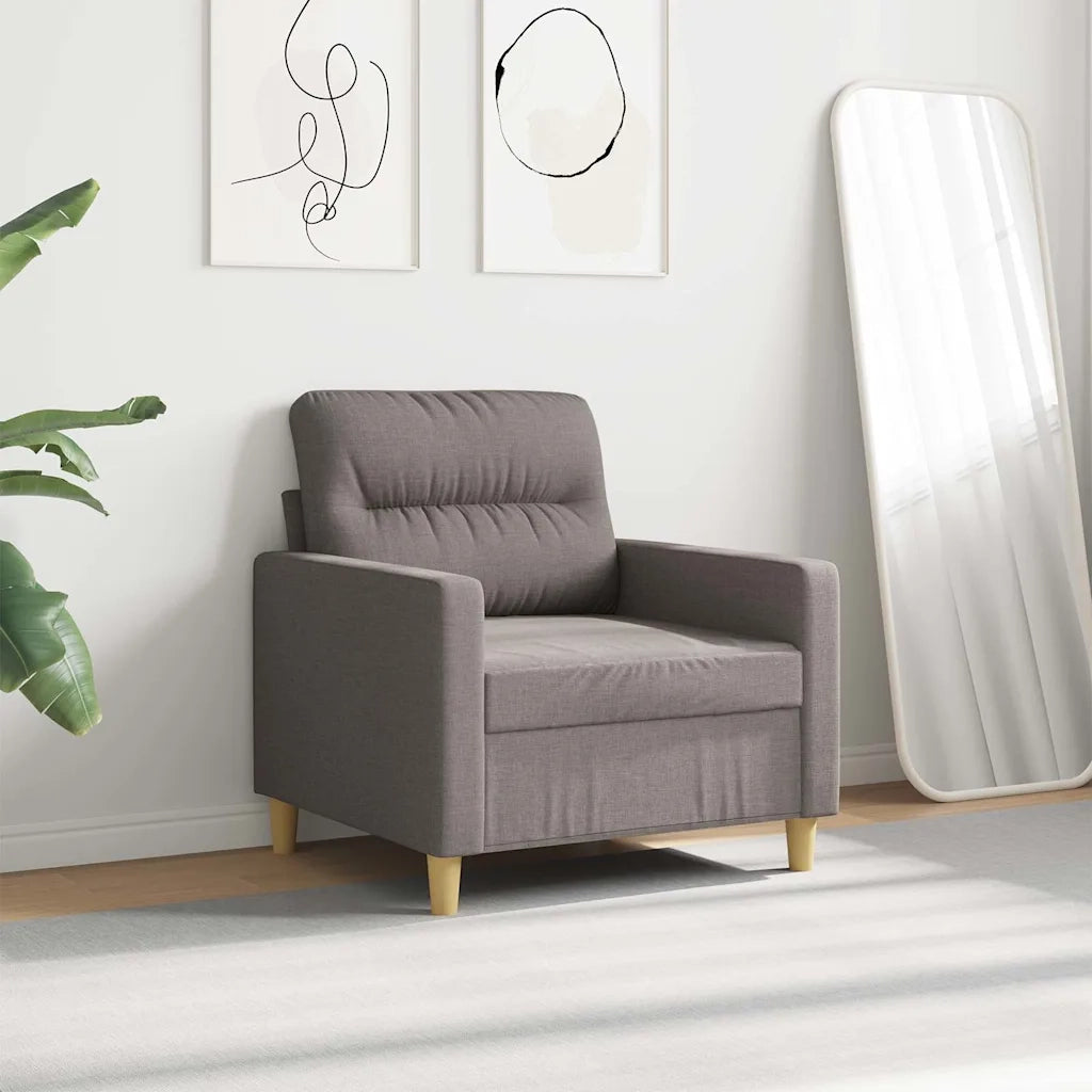 Divano Sedia-Poltrona Tortora 60 cm in Tessuto 108402