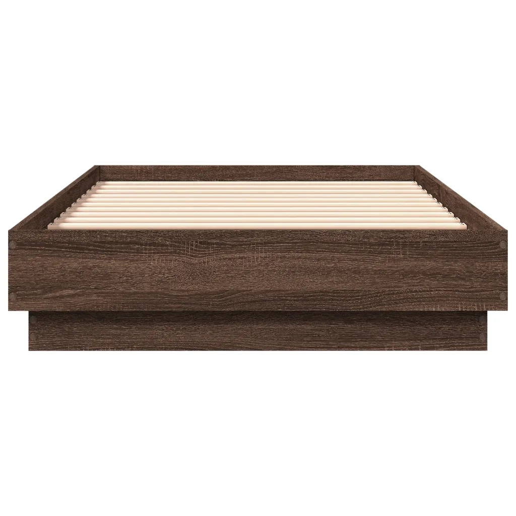 Giroletto con LED Rovere Marrone 90x190 cm 839545