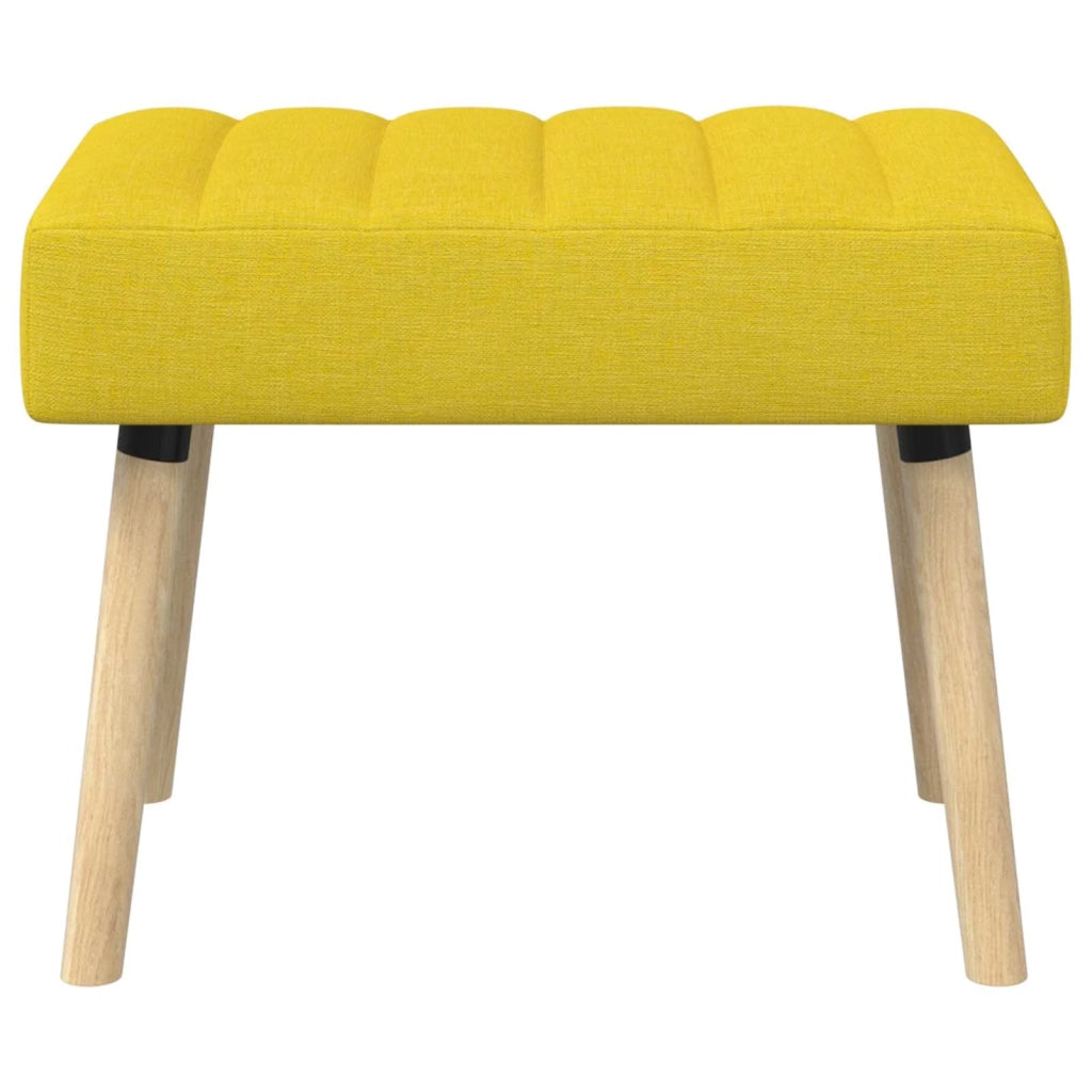 Panchina trapuntata a canale Giallo Chiaro 60 x 40 x 45 cm 42038469