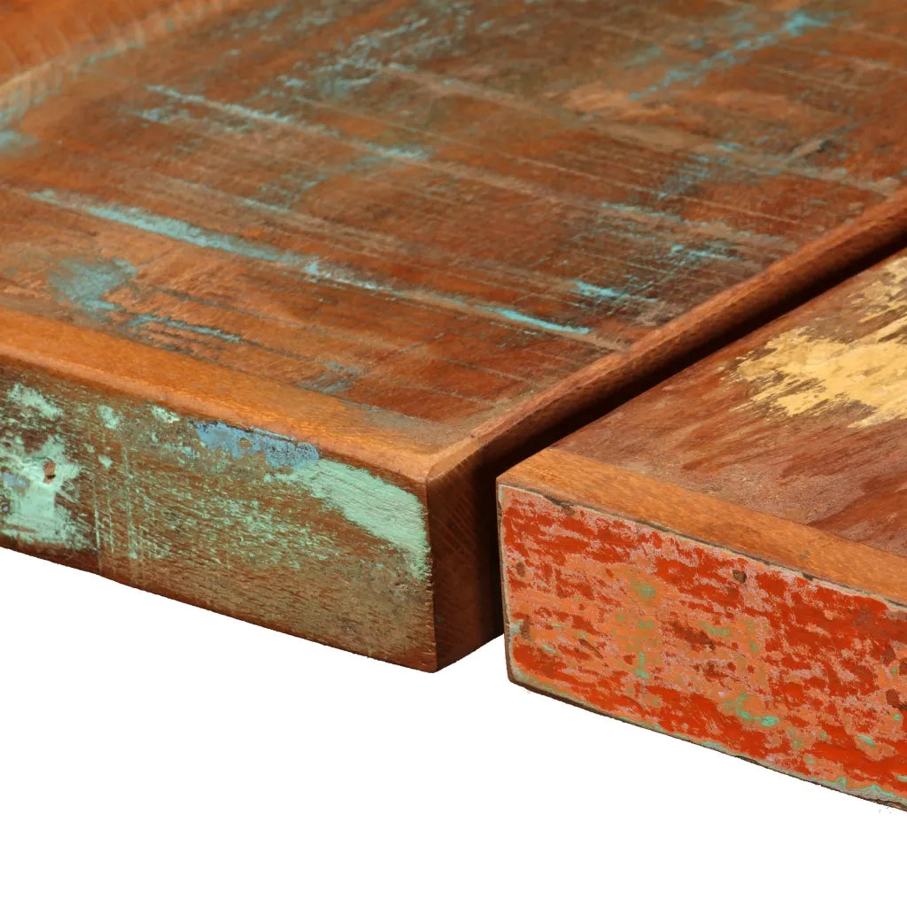 Tavolino da Bar in Legno Massello di Recupero 150x70x107 cm 245441