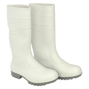 STIVALI ANTINFORTUNISTICA 'GINOCCHIO' N. 43 - colore bianco/grigio - MADE IN ITALY