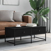 Tavolino da Salotto Nero 100x51x40 cm in Legno Multistratocod mxl 130725