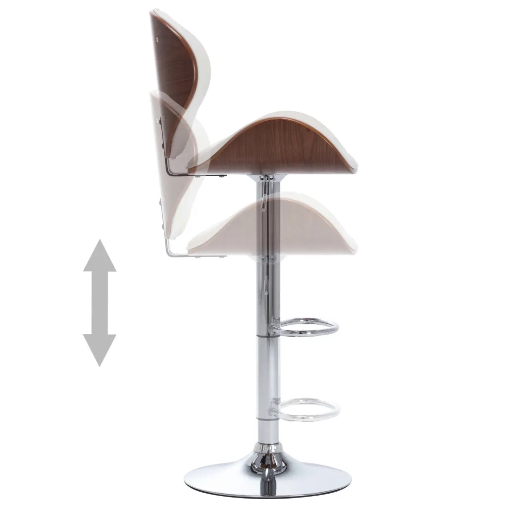 Sgabello da Bar Bianco in Similpelle cod mxl 64281