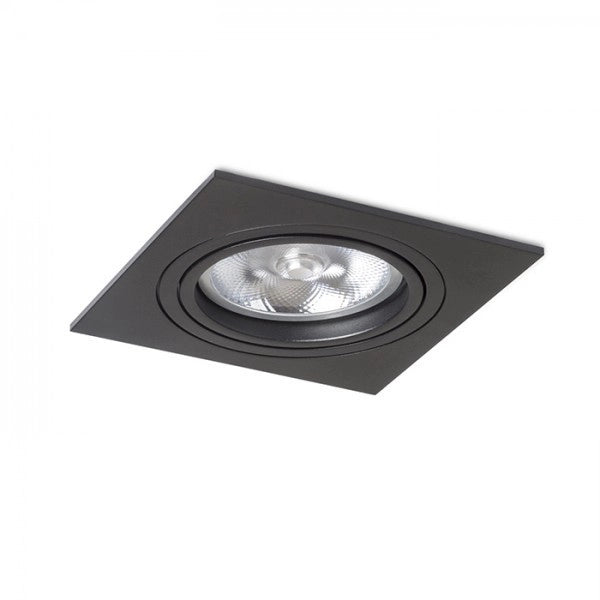 Faretto PASADENA G53 SQ I nero 12V G53 50W