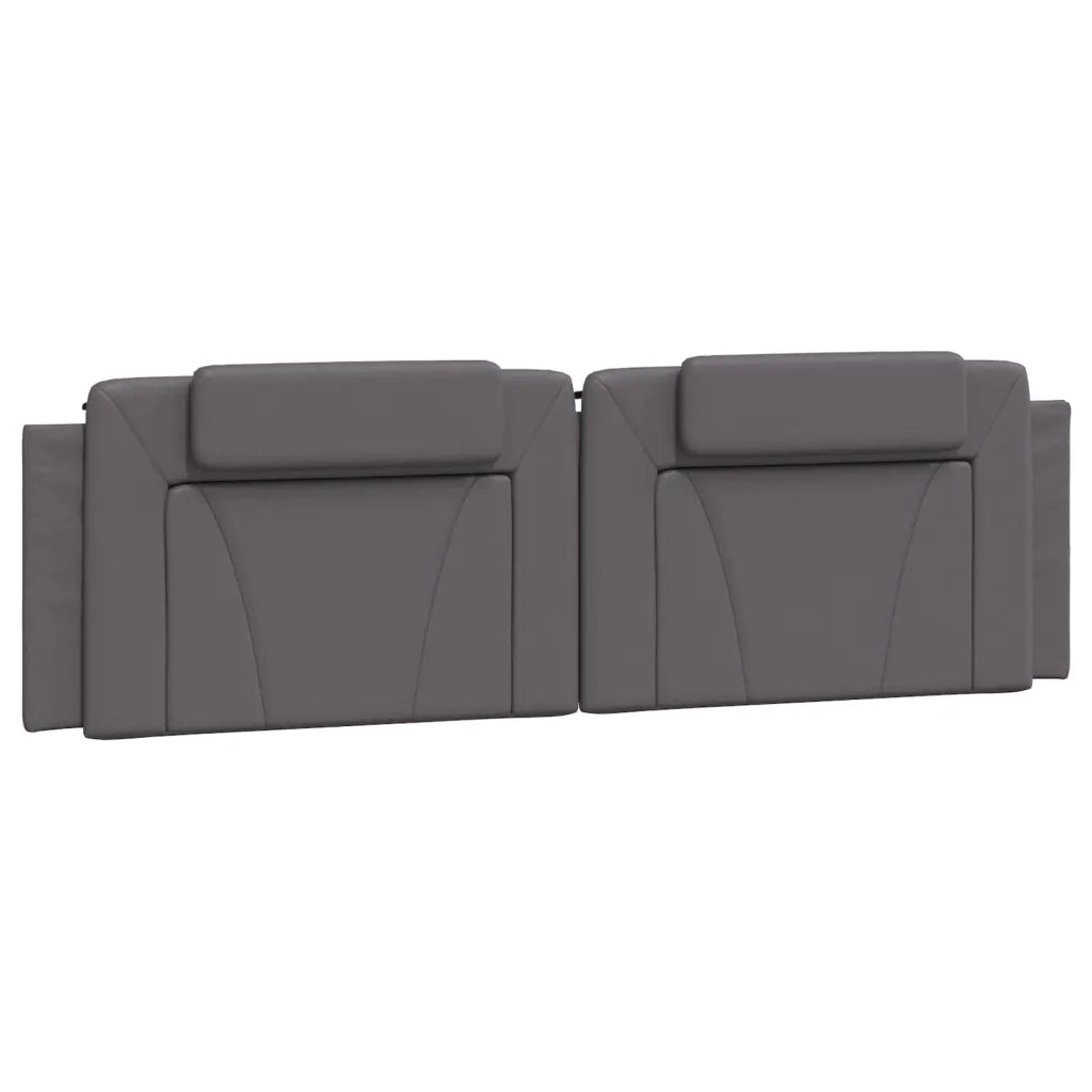 Cuscino Testiera Viana Grigio 180 cm in Similpelle CFW7963409