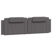 Cuscino Testiera Viana Grigio 180 cm in Similpelle CFW7963409