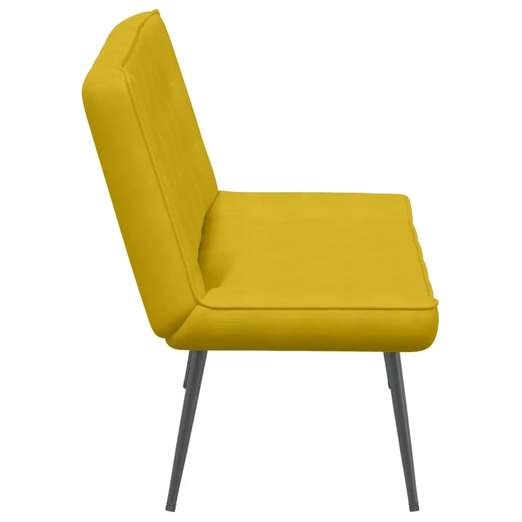 Panca Gialla 110x74x84 cm in Velluto CFW4668288