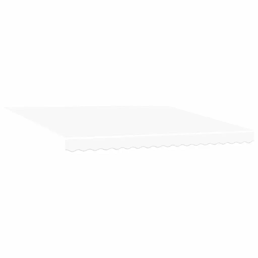 Tenda Retrattile Bianco 400 × 300 cm Poliestere e Alluminio 3330631