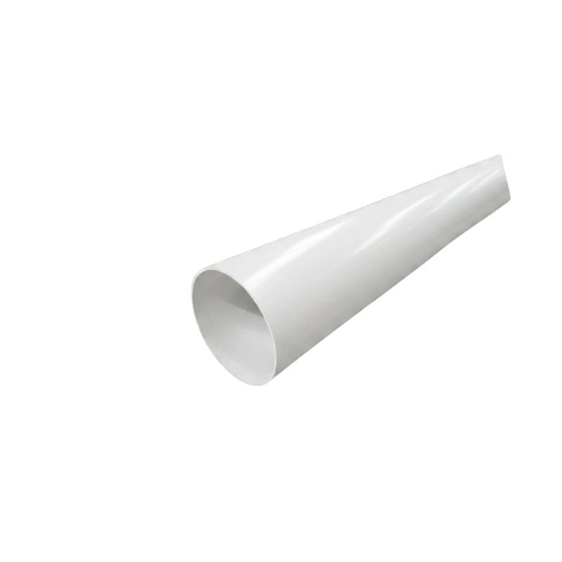 Tubo Pluviale "PLUVIA" in PMMA con Manicotto : Colore - Bianco, Diametro - 100, Metri Lineari - 3 metri