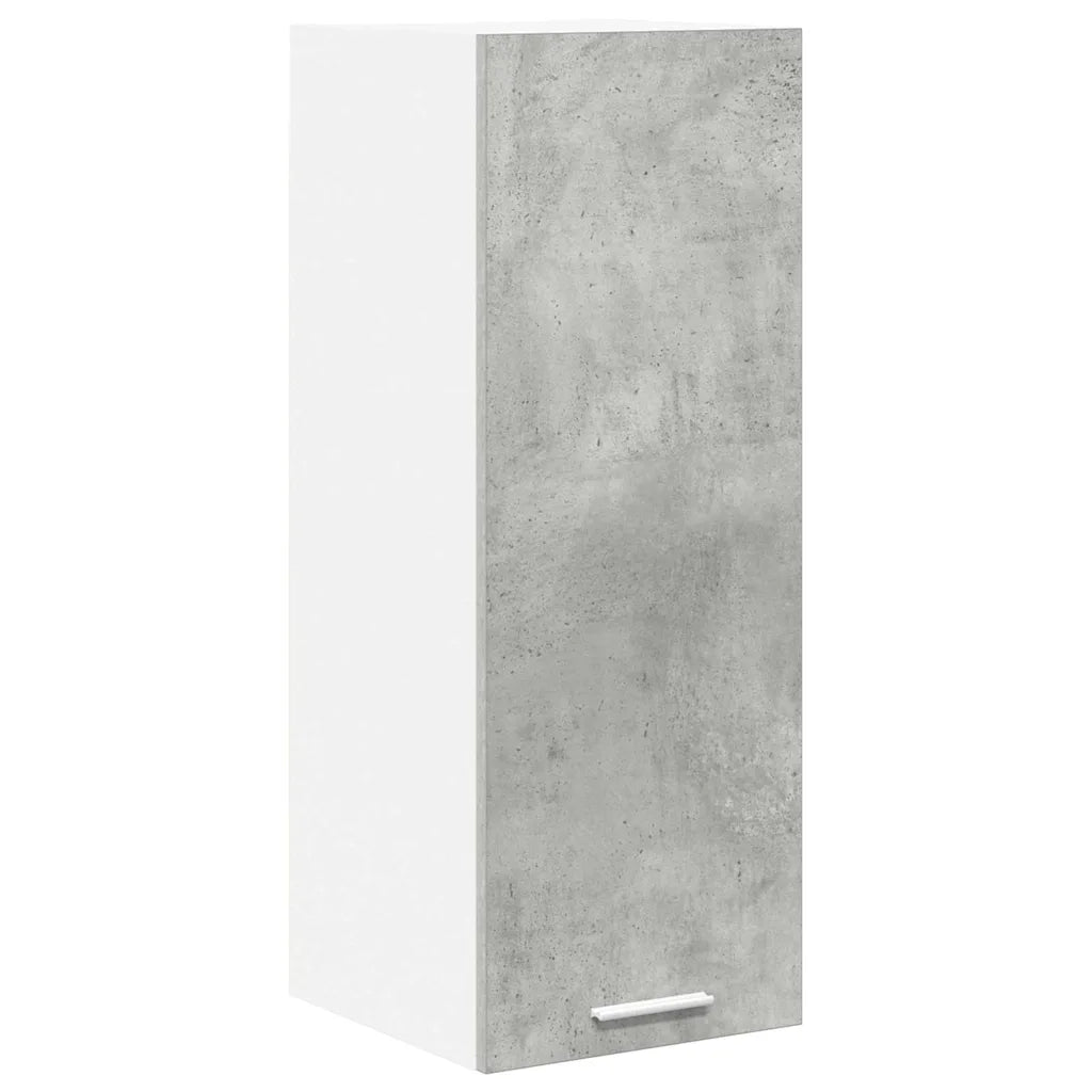 Armadio pensile Grigio Cemento e Bianco 30 x 31 x 80 cm 884248