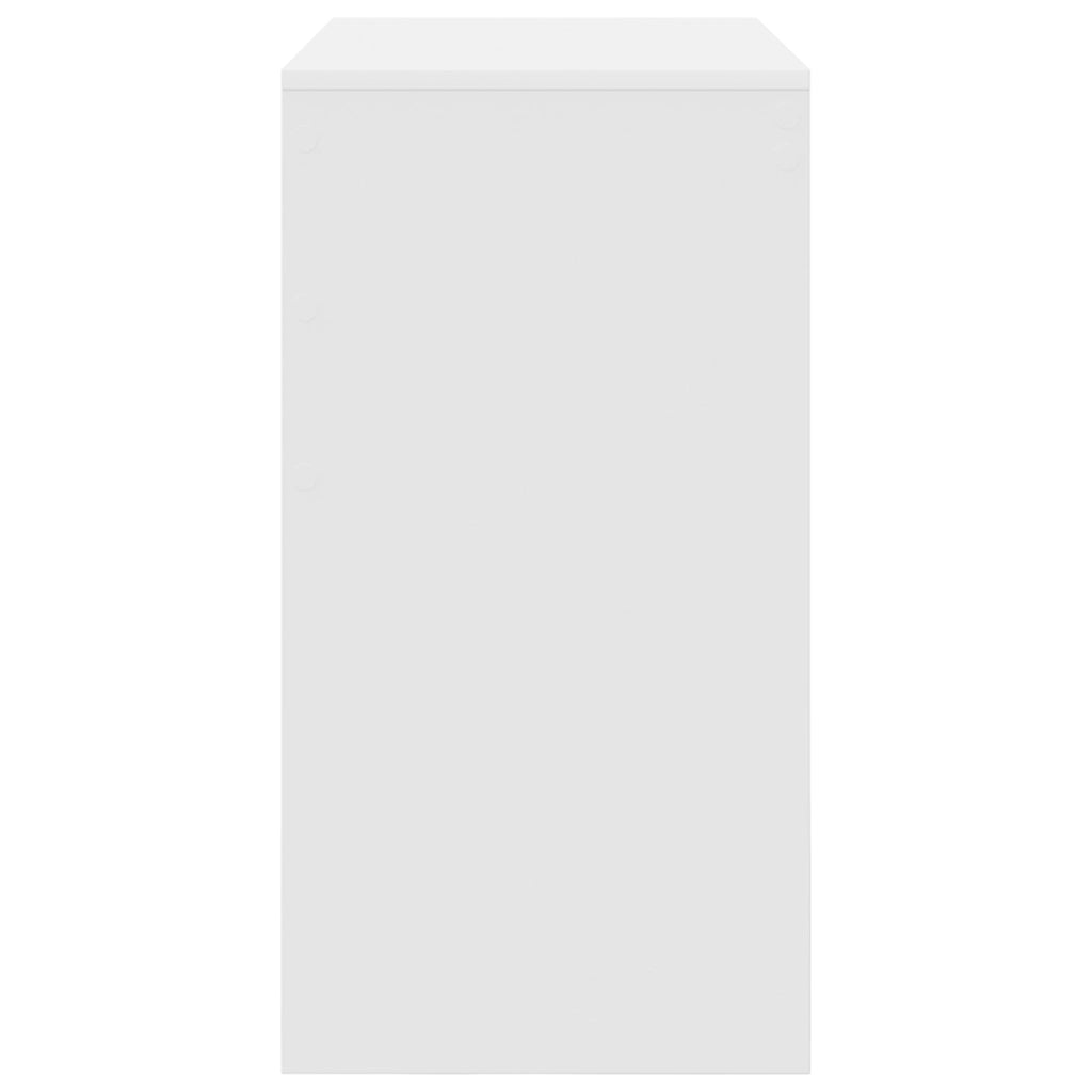 Scrivania Scrittura Bianca MDF 80 x 40 x 76 cm Semplice