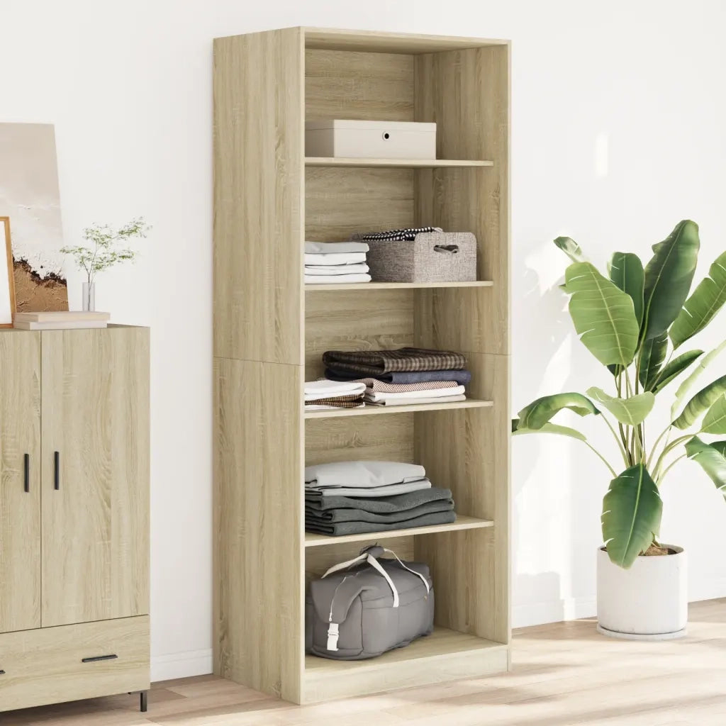 Armadio Rovere Sonoma 80x50x200 cm in Legno tecnico 3307722