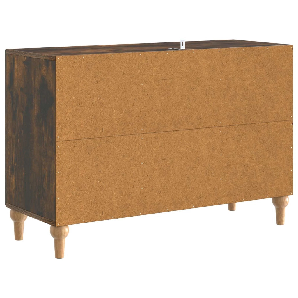 Mobile TV Rovere Fumo 89 x 34,5 x 60 cm Legno ingegnerizzato