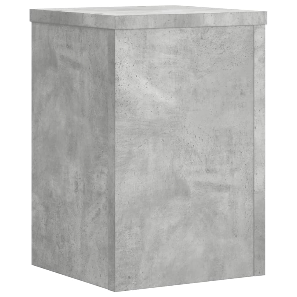 Portavasi mobili per fiori set da 2 legno ingegnerizzato grigio 02_0045331