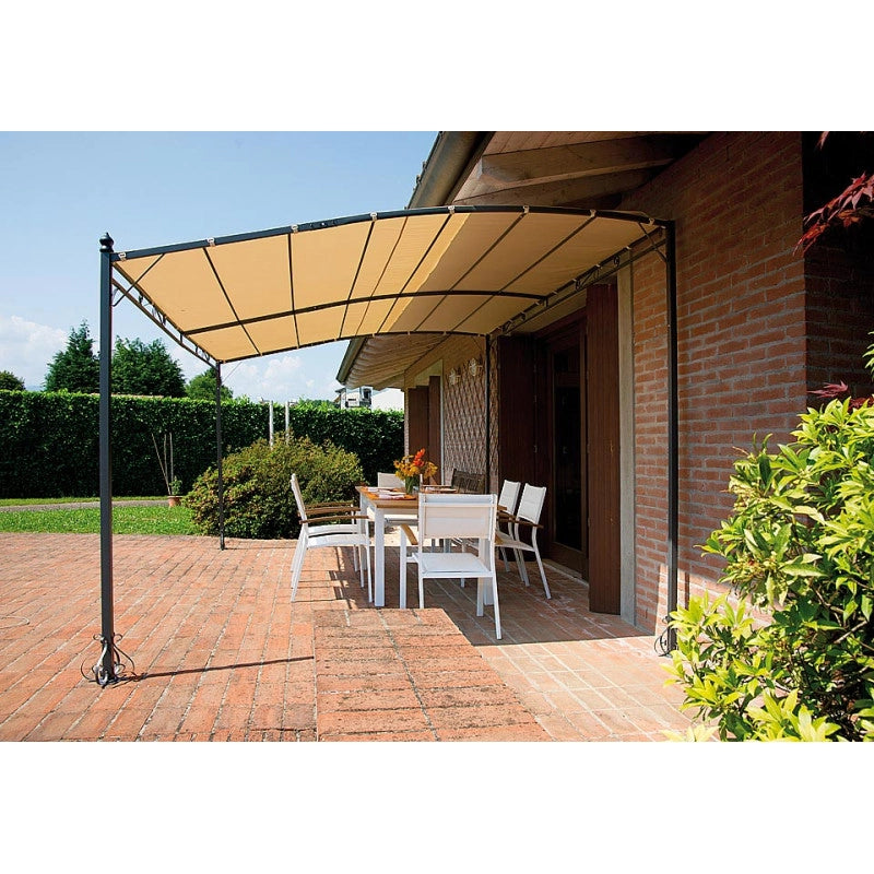 Pergola a parete MOIA Kansas 4x3 mt