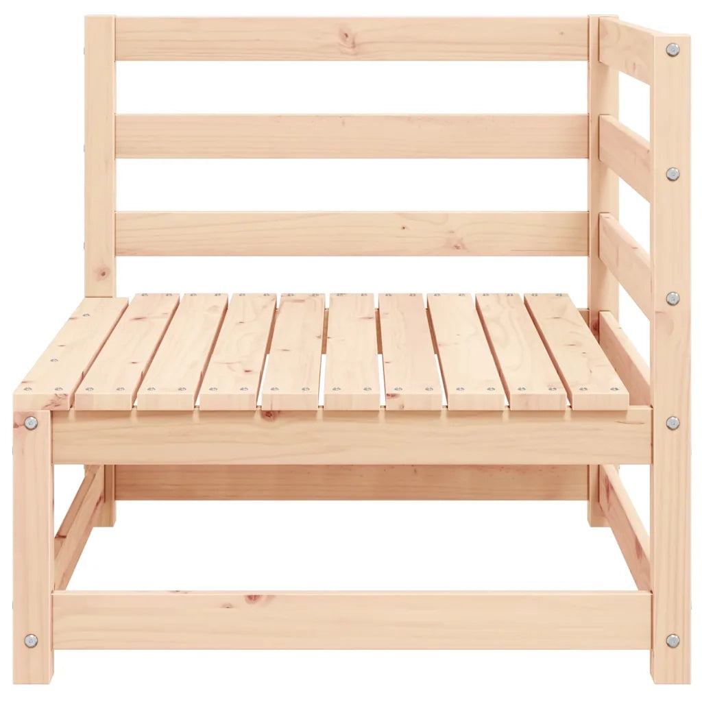 Divano da esterno-Divani ad Angolo da Giardino 2 pz con Cuscini in Legno di Pino