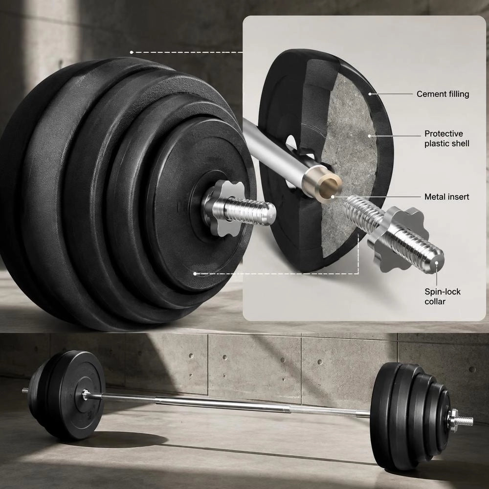 Barbell With Weight Set 60 Kg