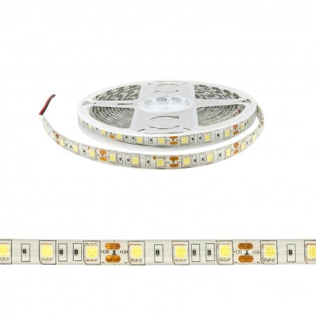 STRISCE LED '5050' 12V - IP20 - Col. Rosso - Rotolo 5 metri