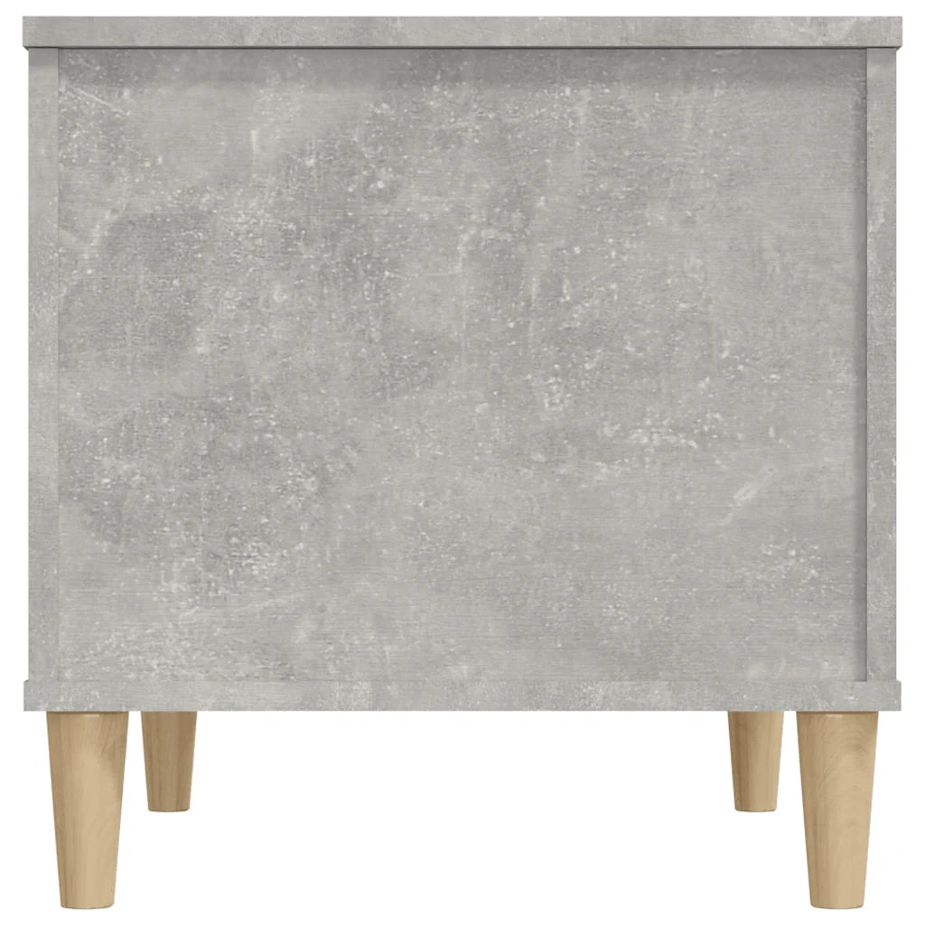 Tavolino Salotto Grigio Cemento 60x44,5x45 cm Legno Multistrato 819568