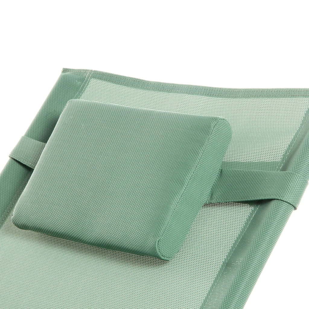 Sedia Sdraio a Dondolo da Giardino Rocking Sky 147,5x62x89 cm in Textilene Verde