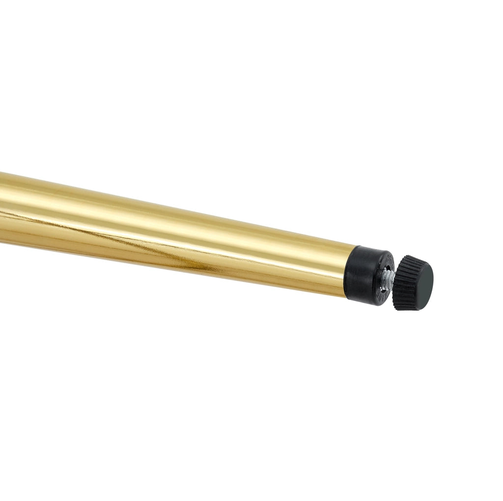 Sgabelli da bar trasparenti set da 2 102 cm oro in metallo per cucina open space