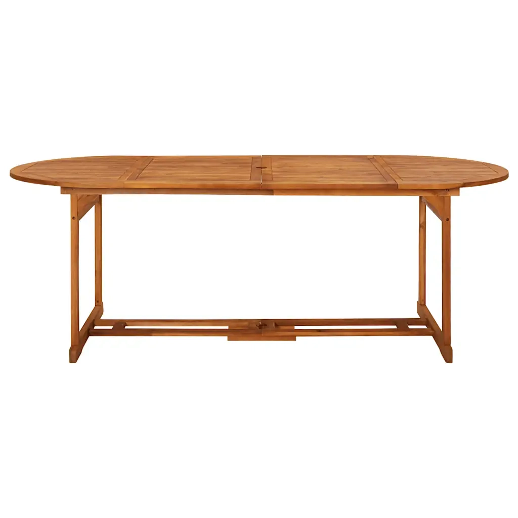 Set da Pranzo da Giardino 9 pz 220x90x75 cm Massello di Acacia 3086974
